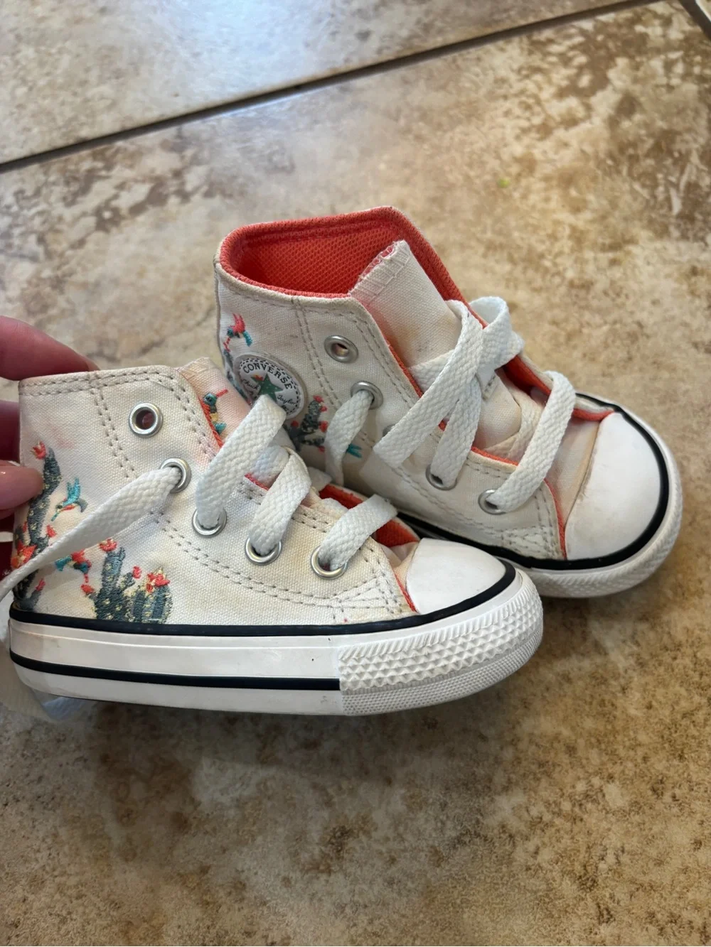 Converse Chuck Taylor All Star Hi Succulents Sneaker Vintage White
